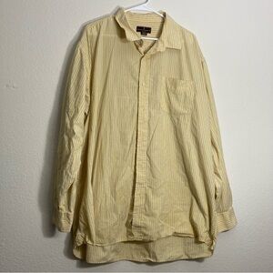 Steve & Barry’s Button Up - Yellow/Blue Stripes - XXXL